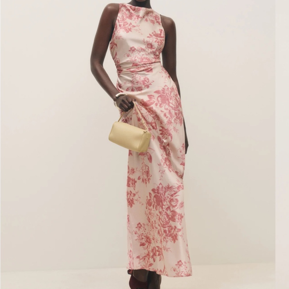 Reformation Anaiis Silk Dress